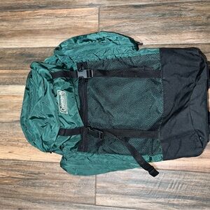 Coleman Forest Green and Black Backpack